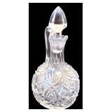 Beautiful Vintage Glass and Crystal including Cordial Glasses, Bell, Pitcher and More