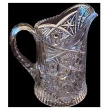 Beautiful Vintage Glass and Crystal including Cordial Glasses, Bell, Pitcher and More