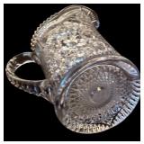 Beautiful Vintage Glass and Crystal including Cordial Glasses, Bell, Pitcher and More