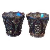 Set of Six Vintage Imperial Glass Toothpick Holders