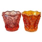 Set of Six Vintage Imperial Glass Toothpick Holders