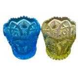 Set of Six Vintage Imperial Glass Toothpick Holders