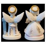 Vintage Lot of Lefton Spaghetti Angel of the Month Ceramic Figurines