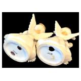 Vintage Lot of Lefton Spaghetti Angel of the Month Ceramic Figurines