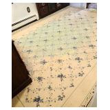 Large Decorative Floral Pattern Rug by Allante