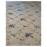 Large Decorative Floral Pattern Rug by Allante