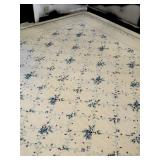 Large Decorative Floral Pattern Rug by Allante