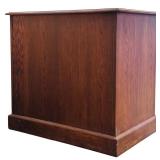 Wooden Two Drawer Filing Cabinet