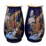Pair of Vintage Japanese Kutani Vases
