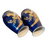 Pair of Vintage Japanese Kutani Vases