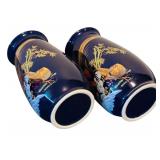 Pair of Vintage Japanese Kutani Vases