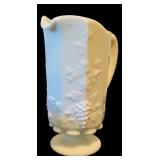 Collection of Vintage Milk Glass Pieces including "Hobnail" Pattern / Associated with Fenton Art Glass