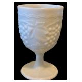 Collection of Vintage Milk Glass Pieces including "Hobnail" Pattern / Associated with Fenton Art Glass