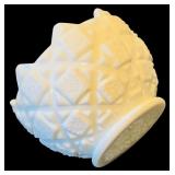 Collection of Vintage Milk Glass Pieces including "Hobnail" Pattern / Associated with Fenton Art Glass