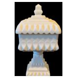 Collection of Vintage Milk Glass Pieces including "Hobnail" Pattern / Associated with Fenton Art Glass