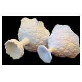 Vintage Westmoreland Milk "Old Quilt" Glass Items