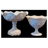 Vintage Westmoreland Milk "Old Quilt" Glass Items