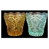 Set of Six Vintage Imperial Glass Toothpick Holders