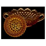 Vintage Imperial Class Featuring Amber-Colored "Pillar Flute", Salt and Pepper Shakers and More