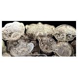 Large Collection of Crystal Items including Bowls, Parfait Glasses, Covered Dishes and More