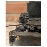 Vintage Bronze Color Cherub Table Lamp