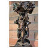 Vintage Bronze Color Cherub Table Lamp