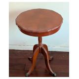 Round Claw Foot Accent Table