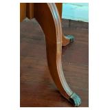 Round Claw Foot Accent Table