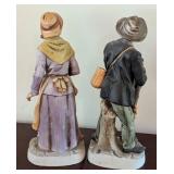 Pair of Large Porcelain Figurines