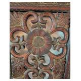 Floral Wood Wall Hanging