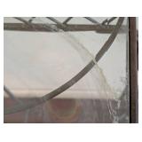 Glass Topped Accent Table