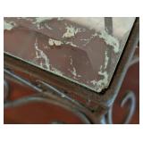 Glass Topped Accent Table