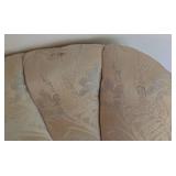 Pair of Vintage Armchairs and Ottoman