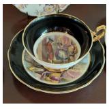 Vintage Painted Porcelain Teacups