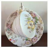 Vintage Painted Porcelain Teacups