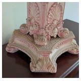Very Large Pink Vintage Table Lamp