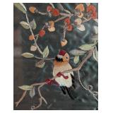 Pair of Small Framed Embroidered Chinese Textiles