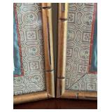 Pair of Small Framed Embroidered Chinese Textiles