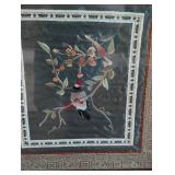 Pair of Small Framed Embroidered Chinese Textiles