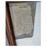 Antique Allice Oak Ice Box Refrigerator