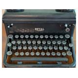 Black Vintage Royal Typewriter