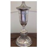Vintage Silver Plated Table Lamp