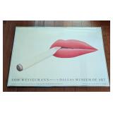 Framed Tom Wesselmann Museum Exhibit Print