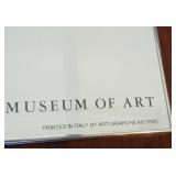 Framed Tom Wesselmann Museum Exhibit Print