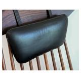 Mid Century Danish Rosewood and Leather Rocking Chair