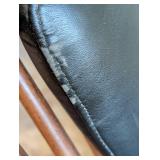 Mid Century Danish Rosewood and Leather Rocking Chair