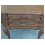 Vintage French Provincial Style Wood Side Table
