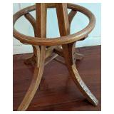 Vintage Oak Drafting Stool