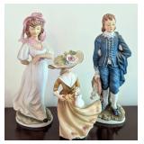Three Lefton Porcelain Figurines