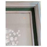 Framed Floral and Birds Print